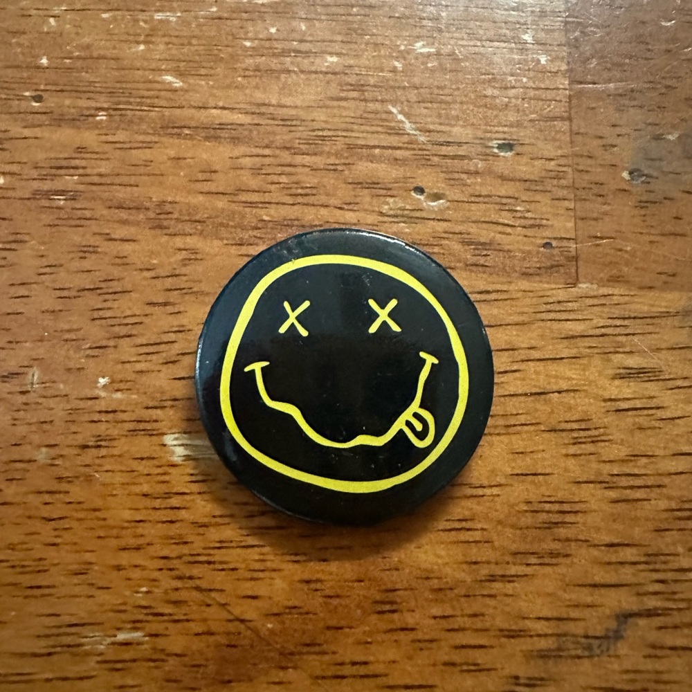 Nirvana button pin